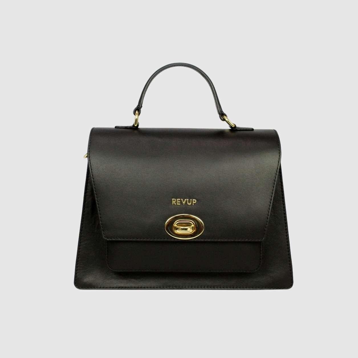 Flap Tote - Black