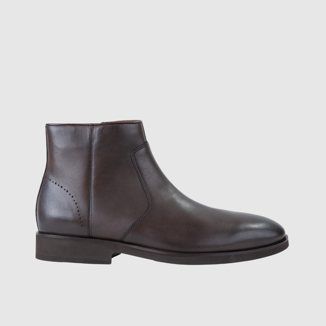 Sayer Zipper Boot - Brown
