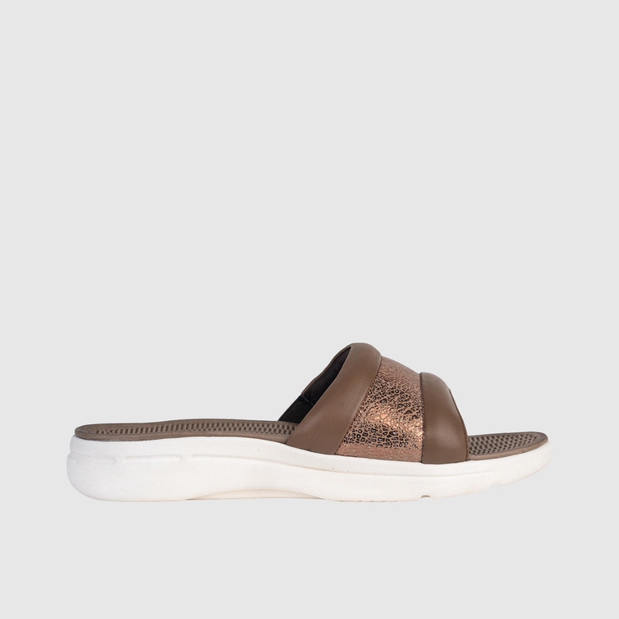Sophie Quilted Sandal - Camel